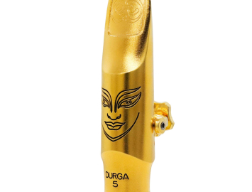 New DURGA 5 Metal Gold Plated 8 Mouthpiece for Tenor Saxophone by Theo Wanne